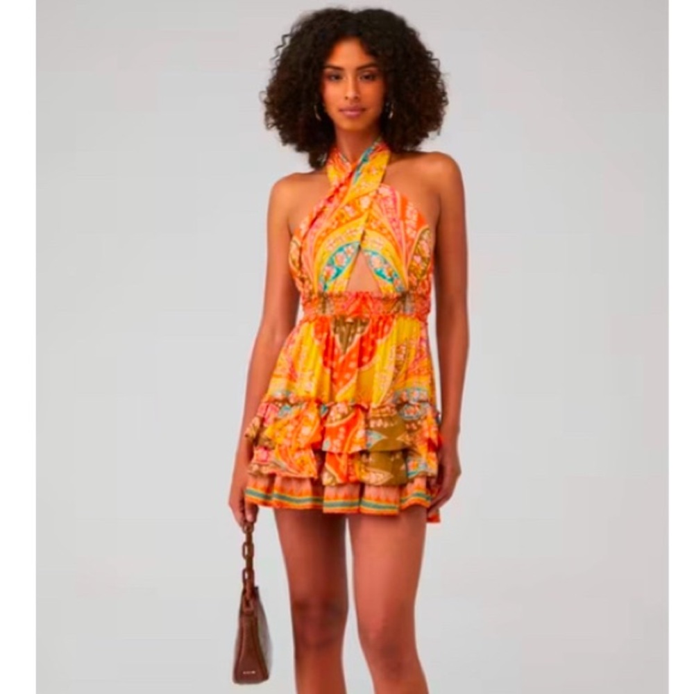 Maona Lula | Mini Dress- Agua Bendita